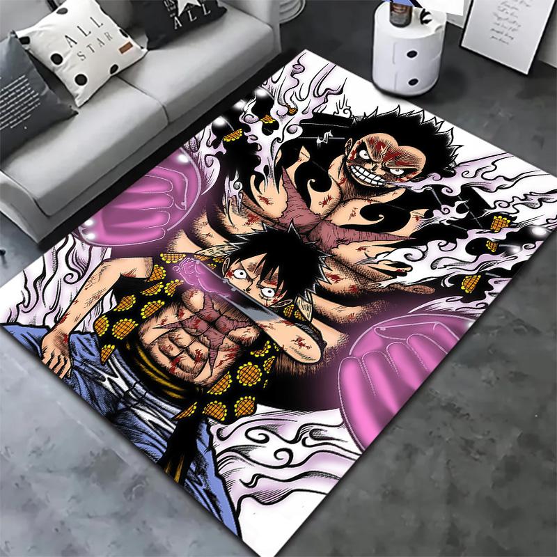 One Piece Monkey D Luffy Carpet Rug For Living Room Bedroom Home Sofa Decoration Kids Play Nonslip Floor Mat