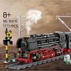 MOC City Train Building Set Models Machine Locomotive Power Technical Function Building Blocks Bricks DIY Toy For Children Gifts