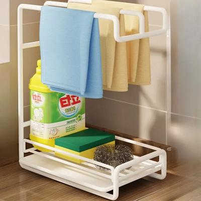 Kitchen Drain Racks Organizer Kitchen Sink Utensils Holders Drainer Storage Shelf Sponge Storage Organizer  Home  Dish Rack