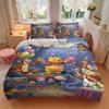 3Pcs New Year'S Celebration Friends Bedding Sets For All Sizes New 3D Printed Bed Cover Comforter Duvet Cover Pillowcase Bedroom Decoration