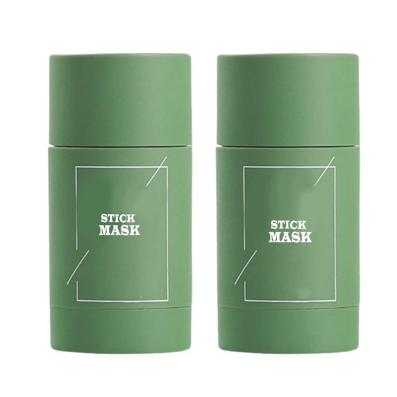 XVIA Tea Purifying Clay Stick Mask Oil Control Anti-Acne Solid Fine, Portable Cleansing Mask Mud Apply Mask, Tea Facial Detox Mud Mask(1 PCS)