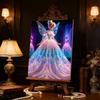 Pearl Painting Wonderful Fairy Tinker Bell Creative Artwork 5D Pearl Embroidery Cross Stitch Kit Handmade DIY Home and Room Decor Gift