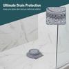 Silicone Sink Drain Hair Catcher Anti Clog Flexible Mesh Stopper Tear Resistant for Kitchen Bathroom Shower Bathtub Sink