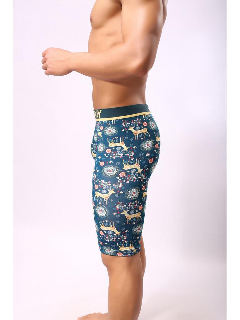 Продано: Різдвяний олень барвисті чоловічі боксери