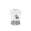 Cotton Cartoon Boys Summer Two Piece Outfit With Short Sleeves And Shorts For Kids