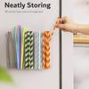 Reusable Drinking Straw Holder Organizer Acrylic Straw Holders Dispenser Straw Storage Rack  Bar