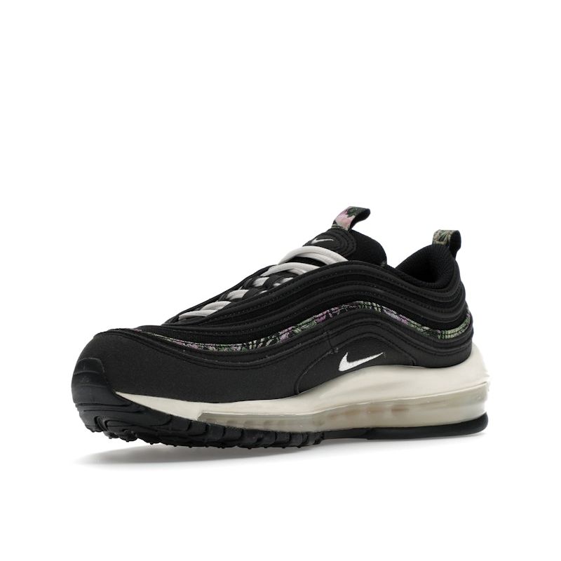 Nike Air Max 97 Next Nature Floral Tapestry Women Sneakers Black Light-Magenta Pink-Foam FN7104-010