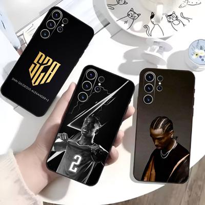 SGA-Basketball H-Guard Shai Phone Case For Samsung S26,S25,S24,S23,S22,S21,S20,Ultra,Plus,FE Black Soft Cover