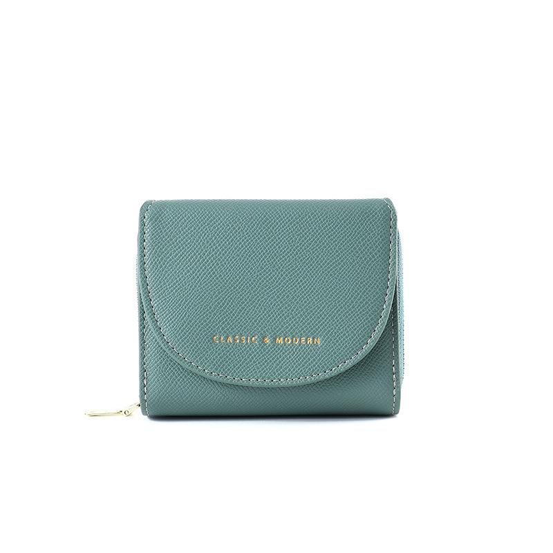 Women’s Short Wallet RFID Blocking Coin Purse Small Bifold Card Holder Compact Clutch Wallet with Zipper Pocket