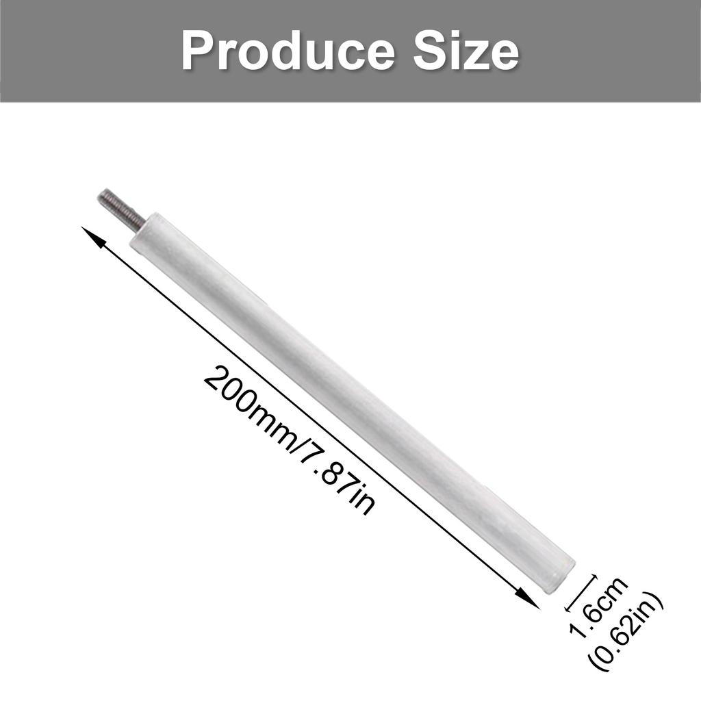 Magnesium Anode Rod 16x200mm Magnesium Texture Perfect for Water Heater Corrosion Protection and Long Lasting Efficiency