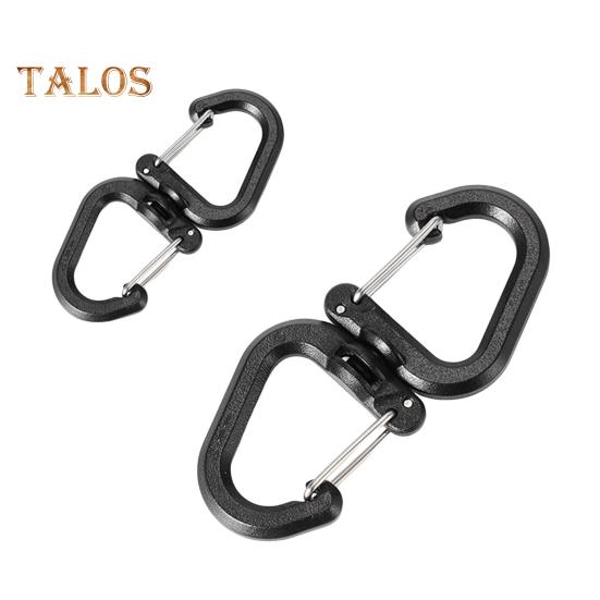 1/5Pcs 360 Degrees Rotating Hook Portable Lightweight Outdoor Camping Hiking S-shaped Swivel Hook Hanger Hanging Buckle Camping Accessories