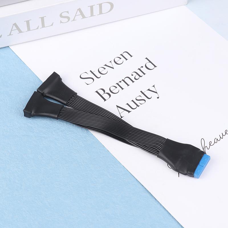 Usb 3.0 19kolíkový/20kolíkový vnitřní prodlužovací kabel 1 až 2 prodlužovací rozbočovací kabel Vlastní prodlužovač pro základní desku