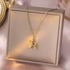 Collana Ciondolo Cane Palloncino in Acciaio Inossidabile per Donna Nuova Tendenza Ragazze Dolce Divertente Catena Clavicola Gioielli Unici Regali di Compleanno