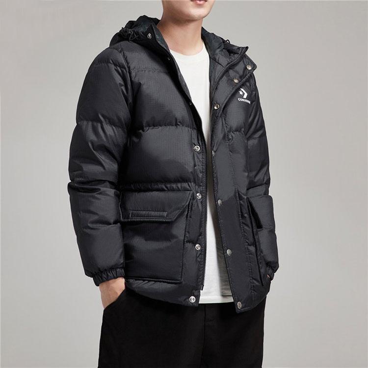 Converse Down Fill Puffer Jacket Asia Sizing 'Black' Men's 10006880-A01