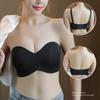 Thin Full Cup Bra Women's Plus Size Strapless Bra Non Slip Comfortable Seamless and Beautiful Back Bra