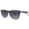 Ray Ban Wayfarer Liteforce Grey Gradient Square Unisex Sunglasses Rb4195 63318g 52