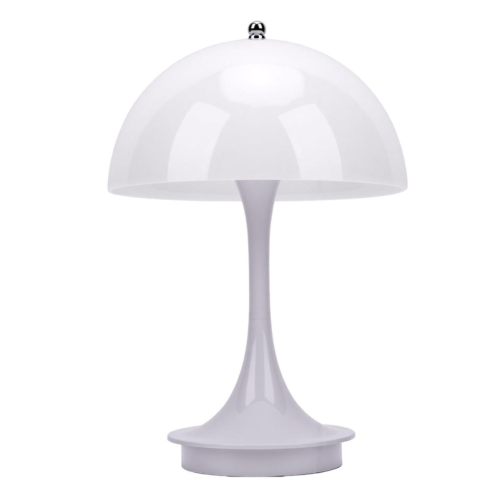 Nordic Mushroom Table Lamp Bud Shape Ambient Light 3 Color Touch Control Lamp Rechargeable USB Battery Powered for