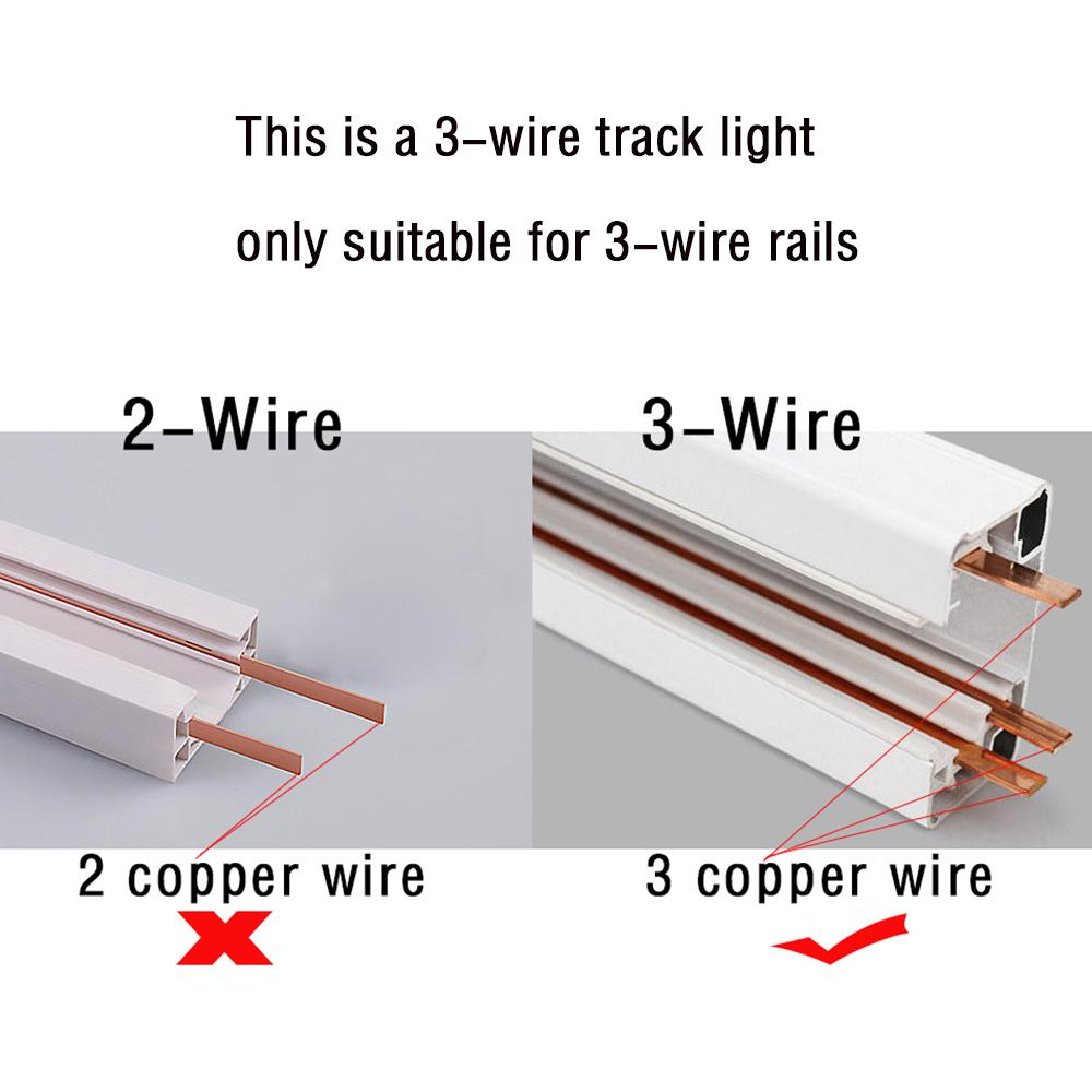 3-wire Long track lighting AC110V 220V LED Fill Light Live Linear Lamp LED Grille Guide Lamp 10W 20W 30W Floodlight Spotlight