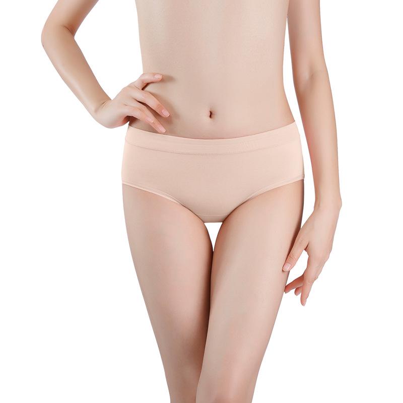 60-Pack Breathable Cotton Menstrual Briefs: Antibacterial, Leak-Proof Mid-Waist Women's Underwear