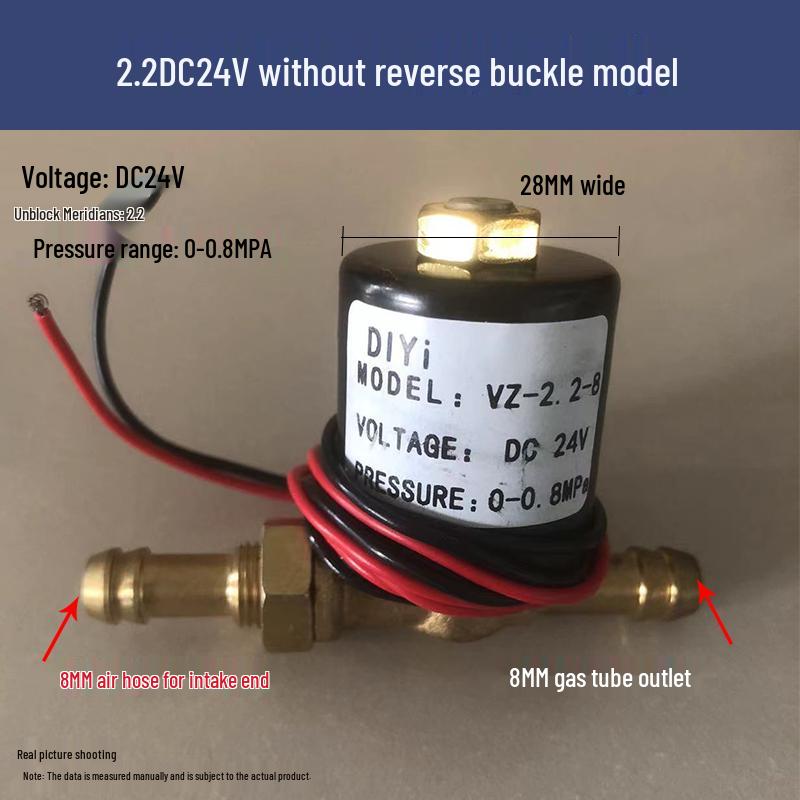 MIG/MAG & TIG Welder Solenoid: 220V, 12V Electromagnetic Gas Valve, 24V Electric Valve, 36V Argon Valve with Retaining Clip, 1.5