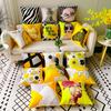Nordic Yellow Small Fresh Bay Window Pillowcase Fashionable and Versatile Home Living Room Bedroom Sofa Backrest