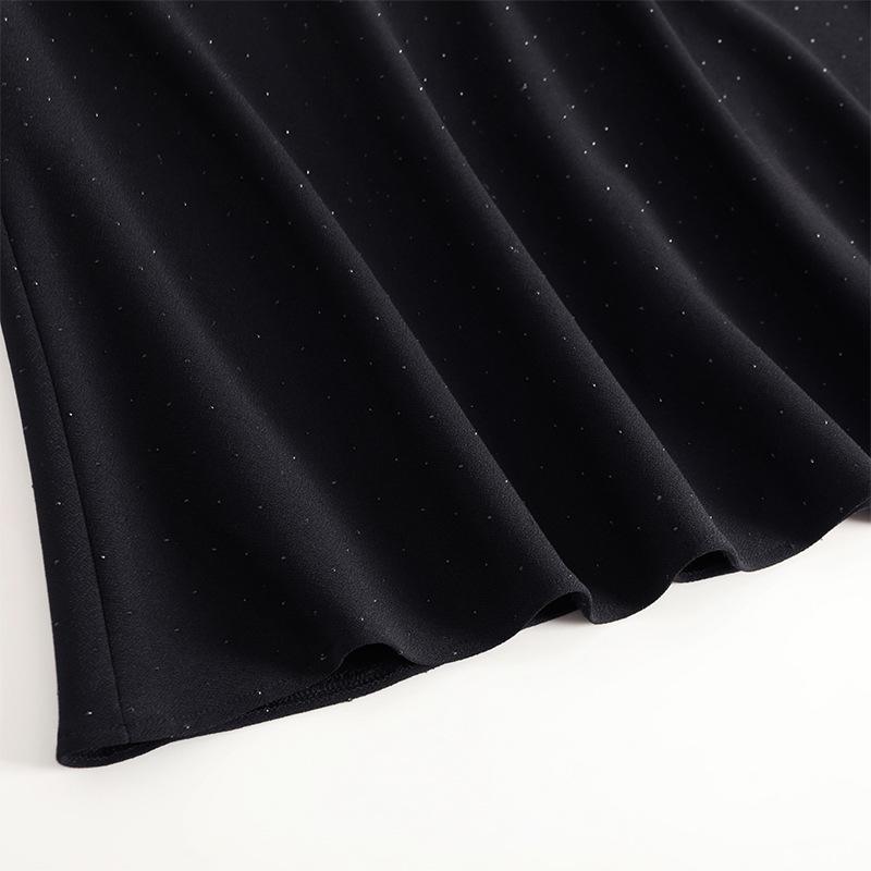 2026 Spring Starry Sky High-Waisted A-Line Midi Skirt for Women