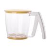 Creative Cup Flour Sifter Strainer Plastic Fine Sugar Powder Flour Sieve Filter With Lid Kitchen Baking Pastry Kitchen Tools