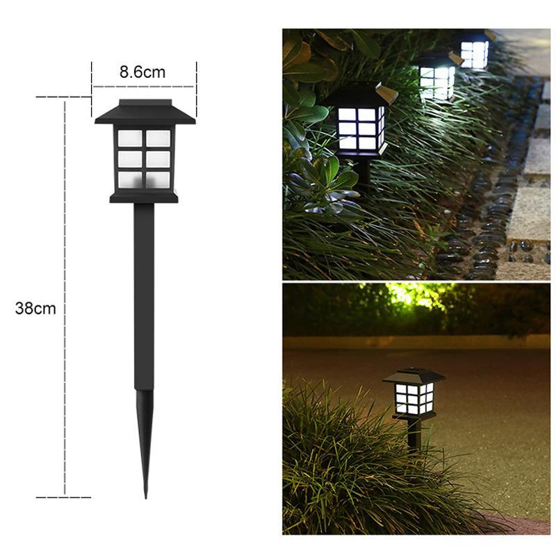 LED Solar Pathway Lawn Lights Outdoor IP65 Waterproof Solar Lamp Decoration for Garden Walkway Path Driveway Patio Yard & Lawn