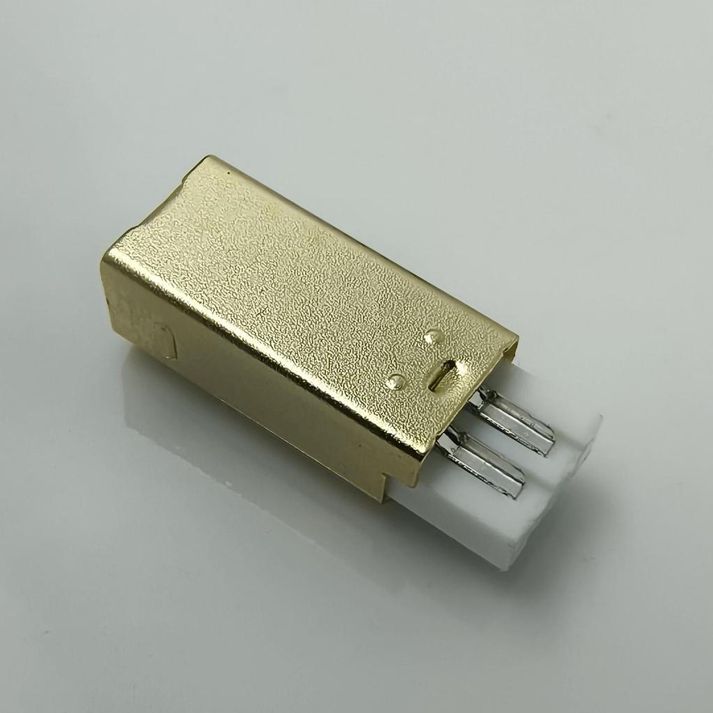 Gold-Plated USB Micro Type-C Connector: High-End Keyboard, Flash Drive, Headphone Amplifier, Mobile Phone Data Cable.