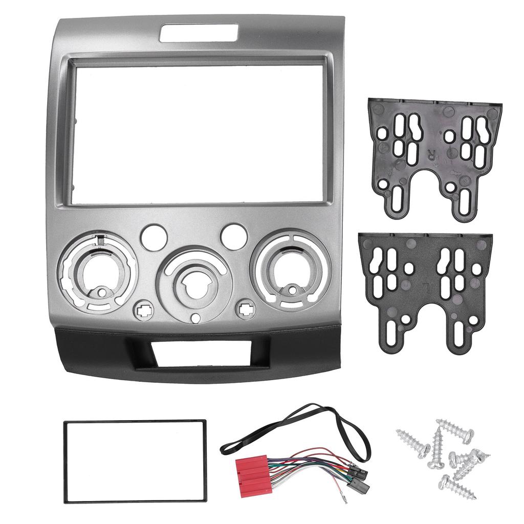 2 Din Dash Radio Stereo Fascia DVD Navigation Panel Frame Fit for Ford EverestRanger
