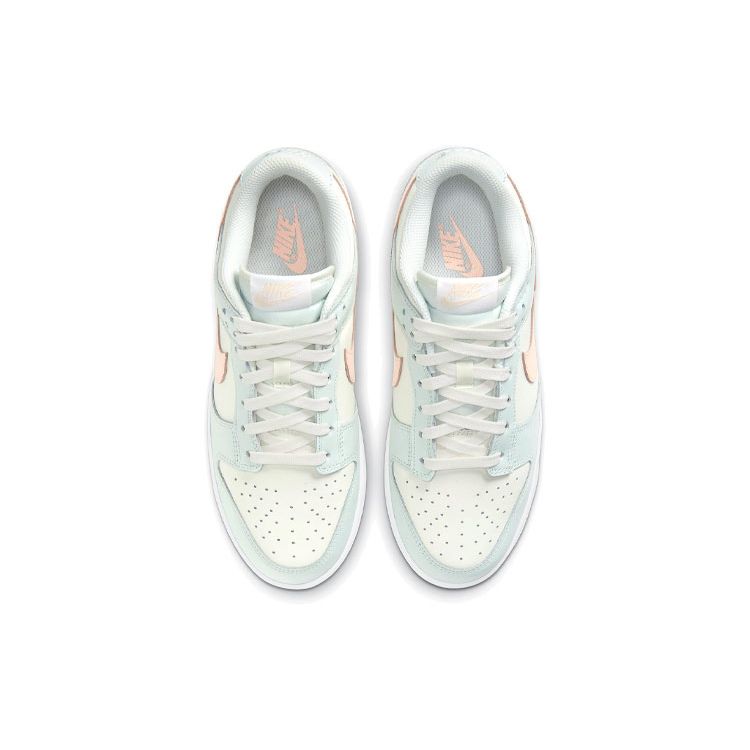 Nike Dunk Low Neredeyse Yeşil Kadın Spor Ayakkabıları Sail Crimson-Tonlu Beyaz DD1503-104