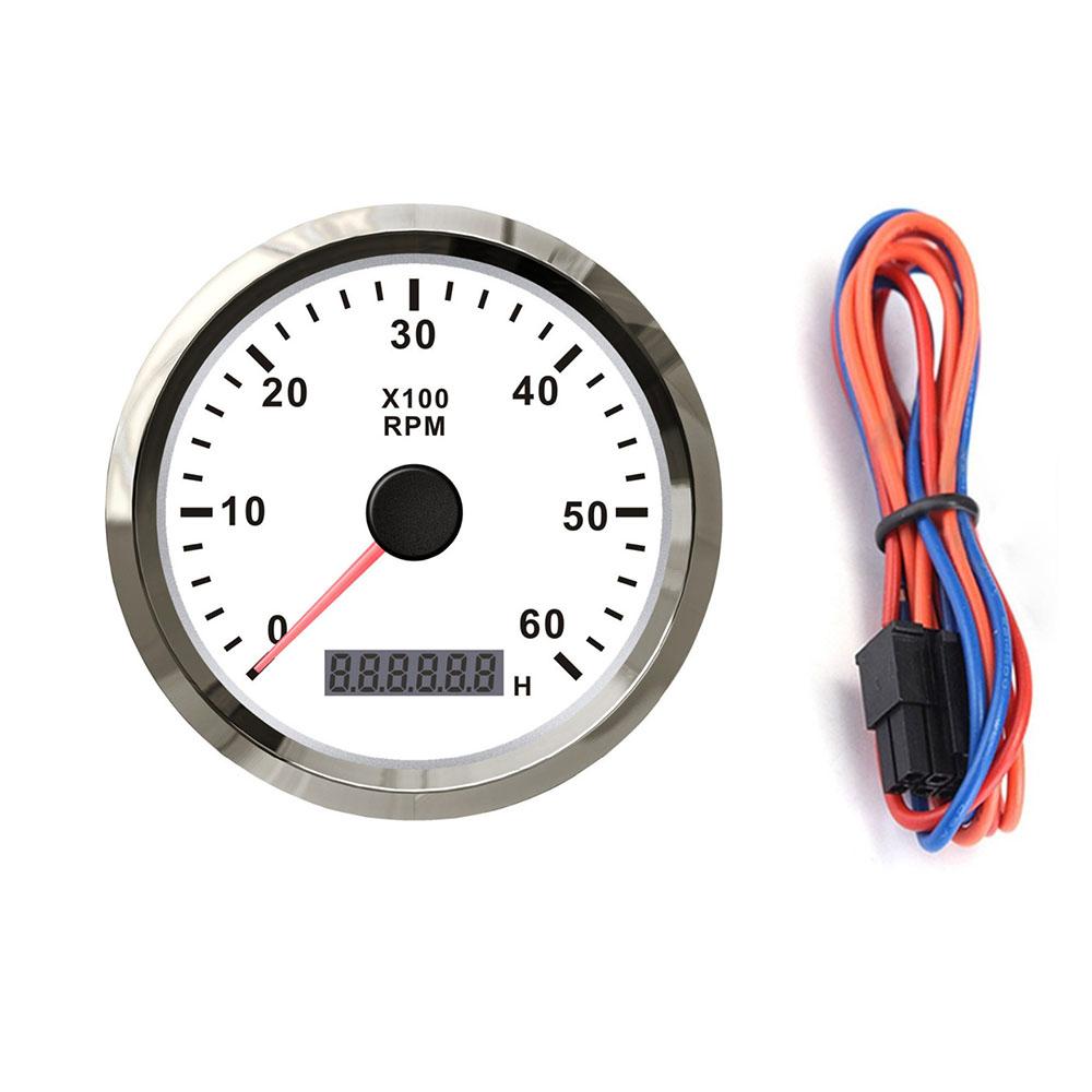 

Car Suv 85Mm Lcd Digital Blue Backlight Tachometer Tacho Gauge Anti Fogging Ip67