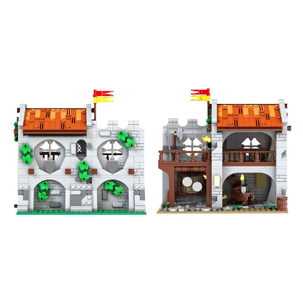 Gobricks MOC-212374 Archer's Rest (Castle Series No. 1) Building Blocks Toys Gifts