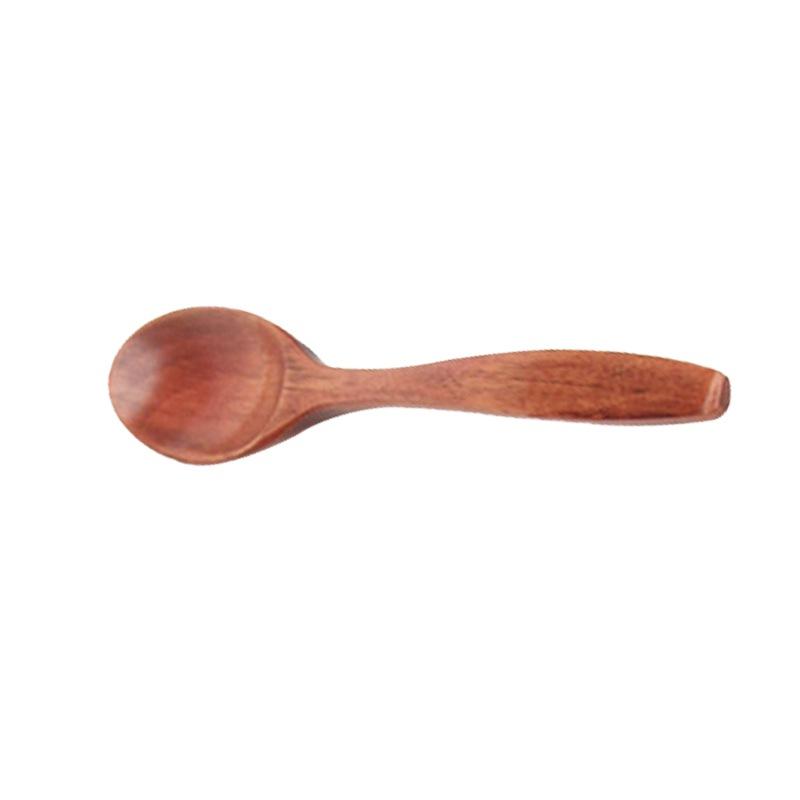 Wooden Salt Cellar Sugar Bowl Pepper Box with Lid and Spoon Salt Seasoning Container Storage Box Wooden Spice Box Spice Jars
