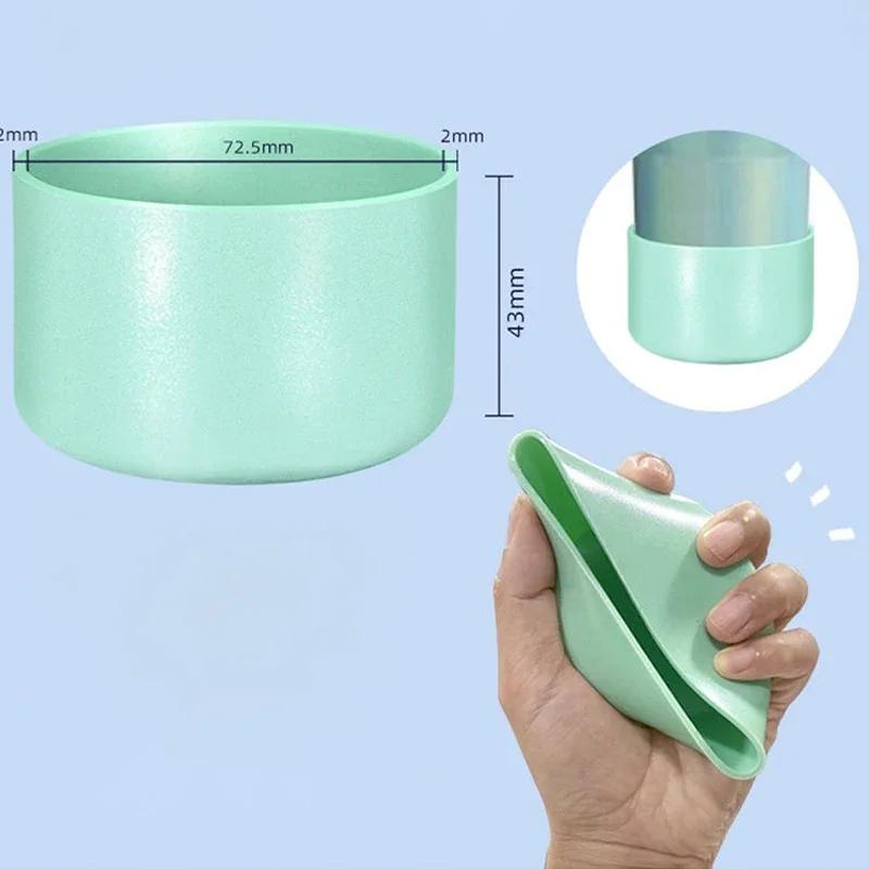 Silicone Sleeve for Water Bottle New Anti-Slip Sleeve Cover Cup Boot Sports Kettle Cup Cover Cup Bottom Cover Accessories