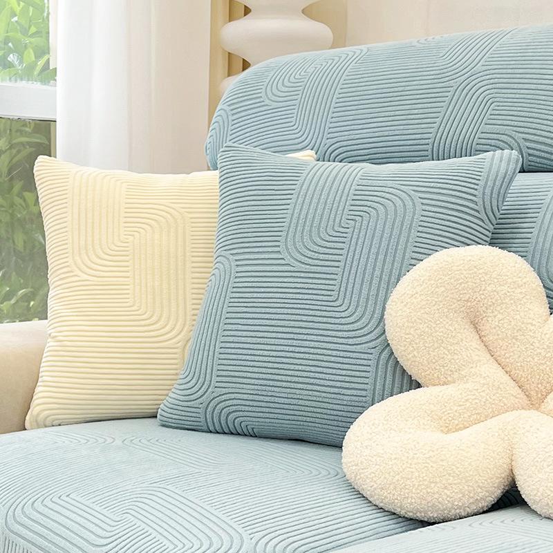 Sofabezug All-Inclusive-Universalbezug Einfaches, modernes Vier-Jahreszeiten-Sofakissen Rutschfestes nordisches Vollbezugstuch