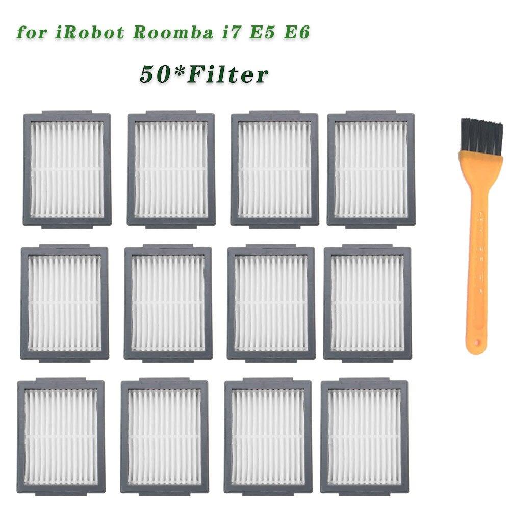 Accessories Brush Roll Side Brush Hepa Filter for iRobot Roomba I7 E5 E6 I Series Robot Vacuum Cleaner Replacement Spare Parts