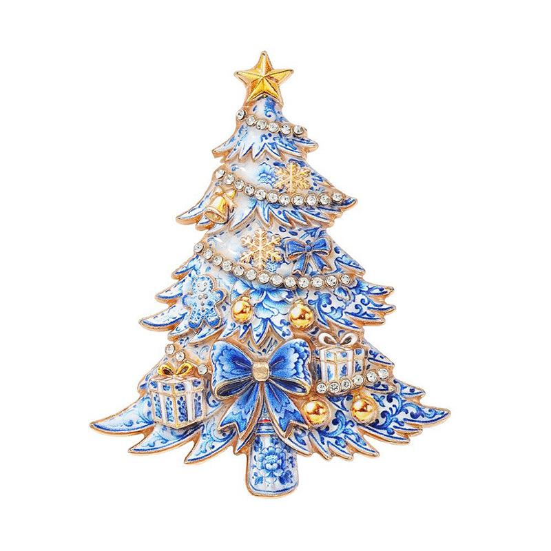 Christmas Themed Brooch Sparkly Rhinestone Cute Designs For Holiday Wear Christmas Party Gifts Fashion Jewelry