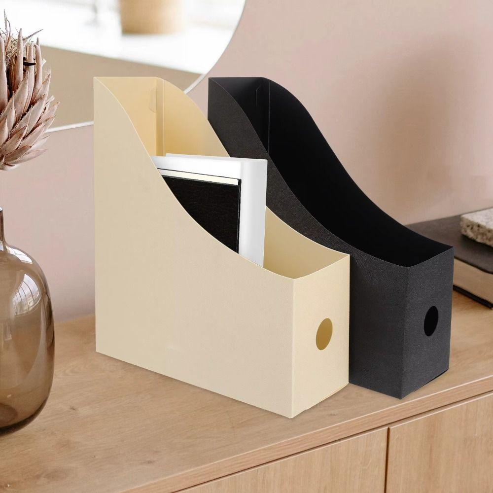 Plastic Material Desktop Bookshelf Adjustable Storage Box Desktop Organizer Office Use