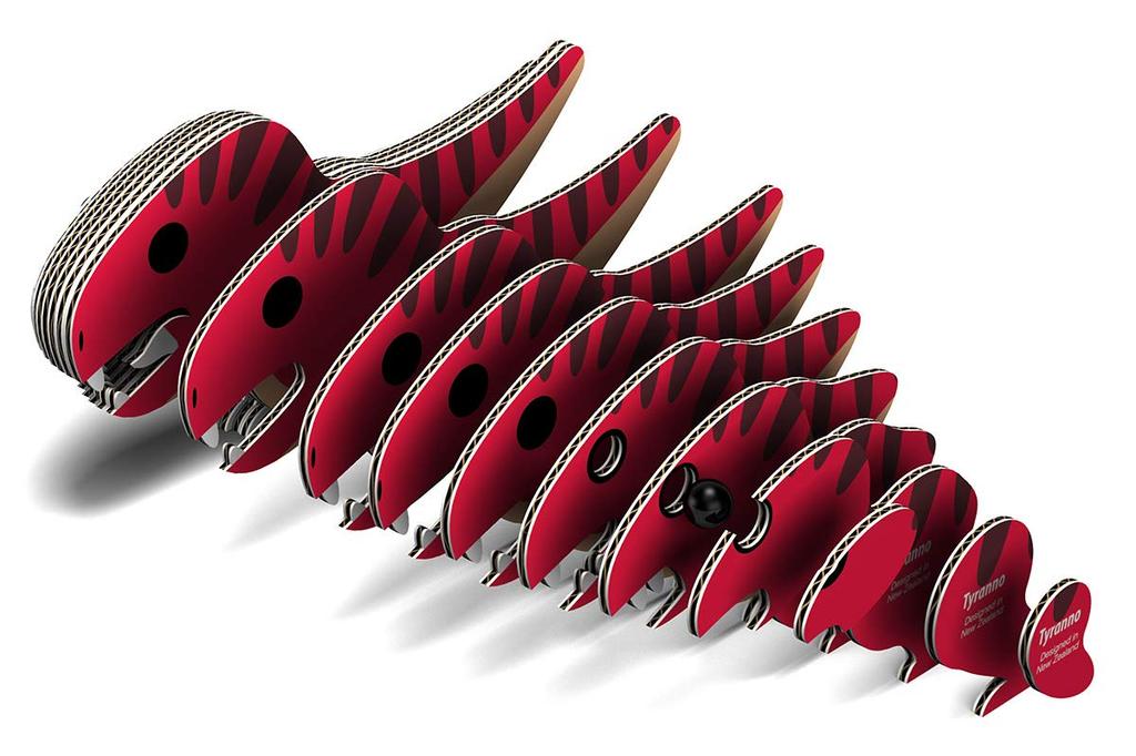 EUGY Tyrannosaurus Paper Puzzle - A fun educational toy for elementary school boys and girls, as well as adults, making it a great gift.