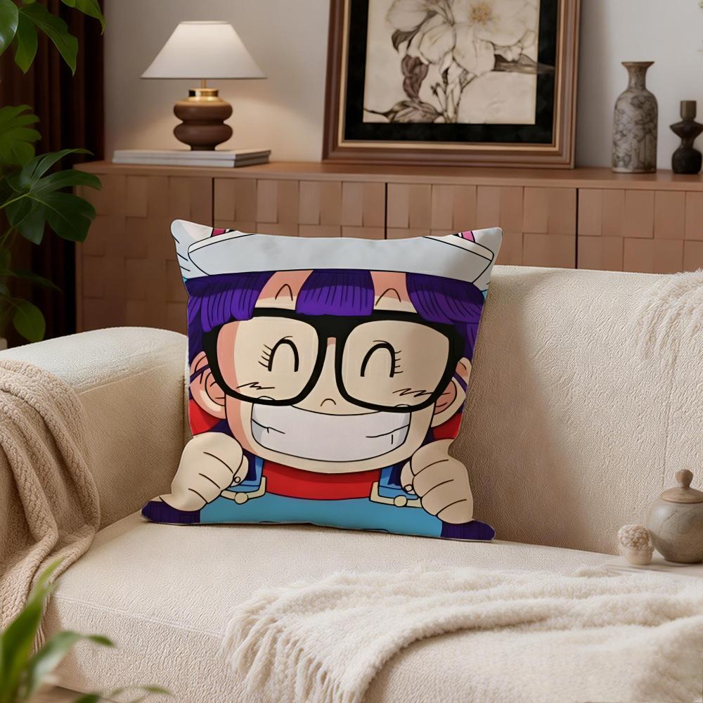 Kawaii Dr. Slump Cushion Cover Cushion Cover Set 4Pcs 50X50 45X45 40X40 Pillowcase Decorative Sofa Home Decor