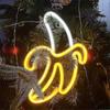 Banana Neon Light LED Wall Neon Sign for Home Decor Battery and USB Operated Neon Night Light Neon Light Sign for Kids Bedroom Christmas Party Wedding
