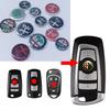 For Alfa Romeo 2026 Hot Sticker 10pcs 11mm 14mm 15mm Car Key new Black green gold red silver clover Emblem Stickers ForAlfa Rome