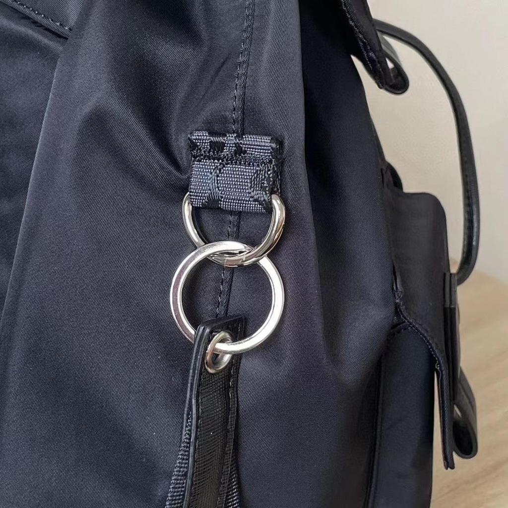 Nordic Niche Marimekko Women's Black Casual Commuter Backpack for Laptop