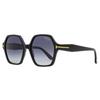 Tom Ford Women s Romy Sunglasses TF1032 01D Black 56mm 01d
