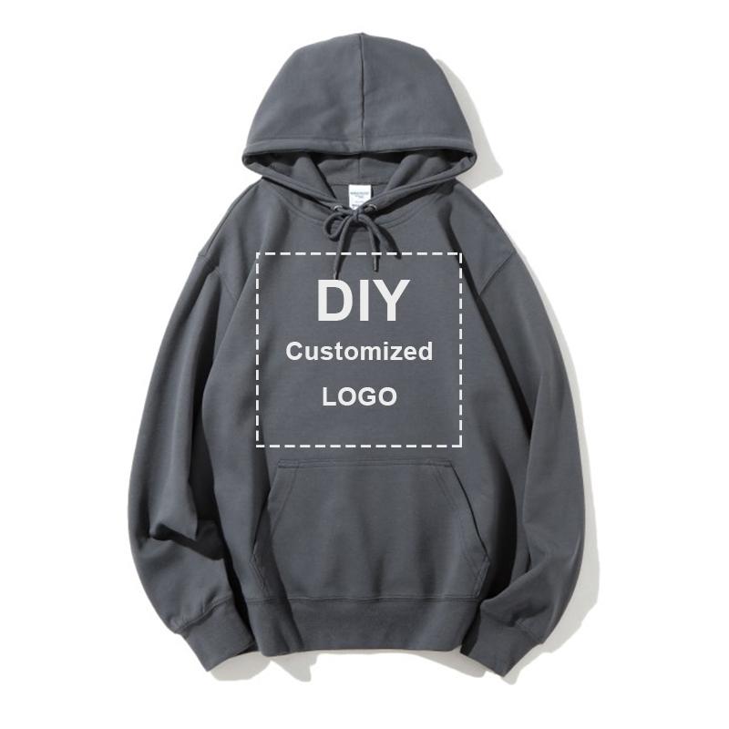 Your own design brand logo picture custom men's and women's DIY02 hoodie sweatshirt casual fleece hoodie loose fashion