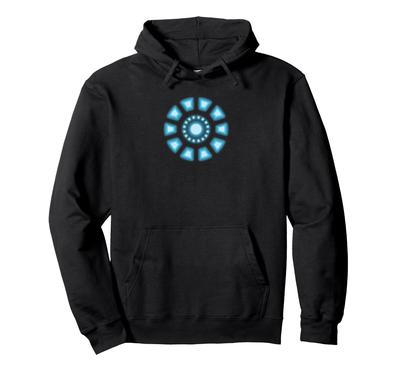 Marvel Studios Iron Man Tony Stark Arc Reactor Classic Hoodie