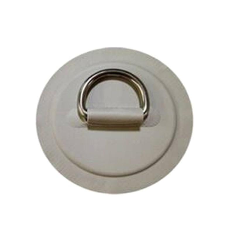 Aufblasbare Boot D-Ringe Pad Patches PVC Marine D-Ringe Pad Edelstahl Schnalle