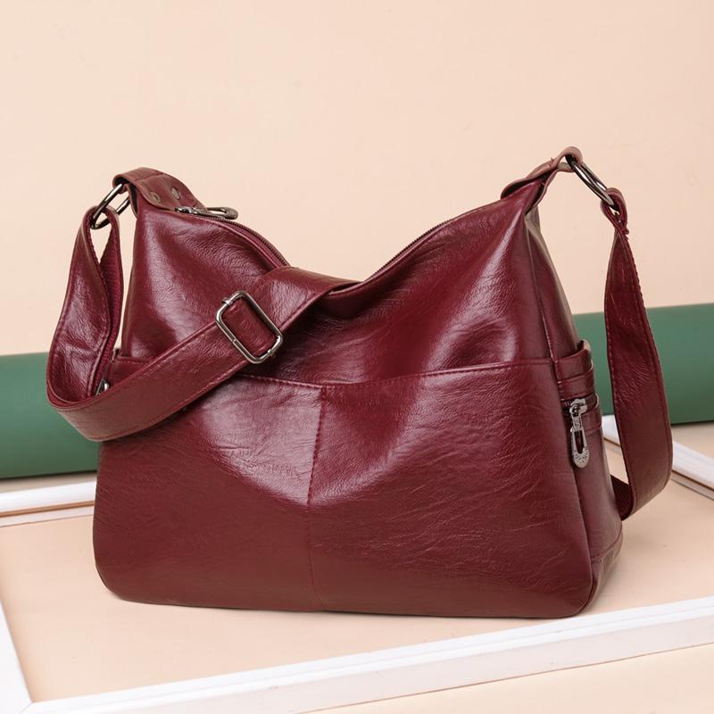 Women's shoulder crossbody multibag  soft leather  luxury bags  designer style