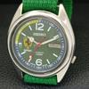 VINTAGE SEIKO AUTOMATIC 7009A JAPAN MENS FERRARI DIAL WATCH a700506-5